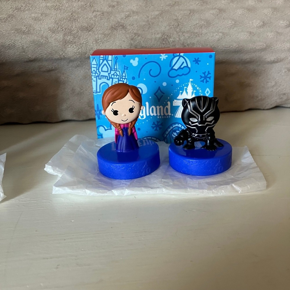 New! Disneyland 70th Anniversary McDonald's Happy Meal‎ #2 Anna & Black Panther